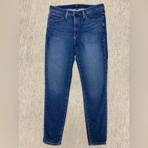 J. Crew Dark Blue High-Rise Skinny Jeans